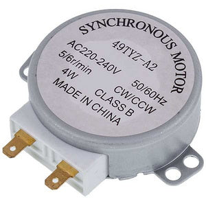 Microwave tray motor 49TYZ-A2 5/6r/min 240V 4W H(rod)=14mm