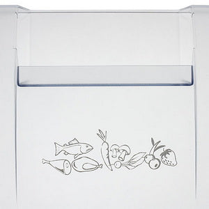 The hinged panel of the freezer compartment for the Beko 4551630100 refrigerator
