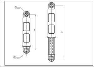 Shock absorber for washing machine Electrolux Zanussi 1322553510 60N 11mm
