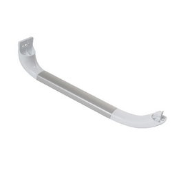 Upper/lower door handle for Bosch refrigerator white/silver
