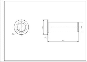 Tena hole plug for Indesit washing machine C00087885 D=10mm