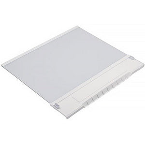 The glass shelf above the vegetable drawer for the Samsung DA97-13550A refrigerator