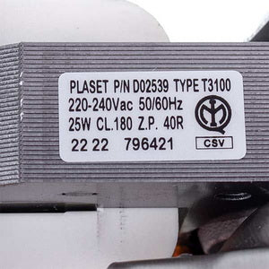 Convection fan motor for Gorenje oven 602942 230V 25W L shaft=37mm