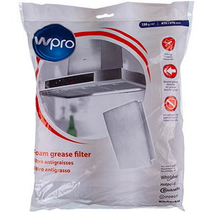 Grease filter (universal) 470x970mm for Wpro hood 484000008523