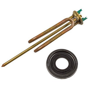 Flanged tank for boiler Ariston 65122210 1500W (copper) L=260mm flange 48mm (for anode M5)