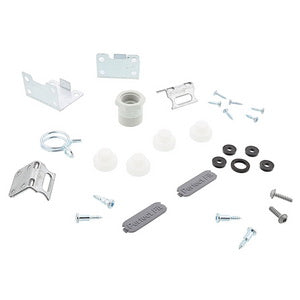 A set of fasteners for the front of the door for the Electrolux dishwasher 140125033039