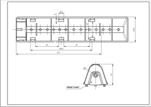 Activator, drum edge SKL DC97-02051E for Samsung washing machine