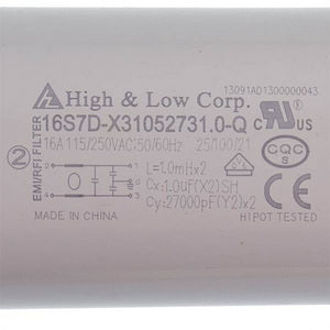 Mains filter 16S7D C00064559 for Indesit washing machine