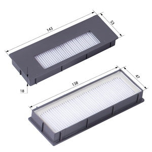 Set of HEPA filters (3pcs) + brushes and side edges (4pcs) 900/905 for DEEBOT vacuum cleaner