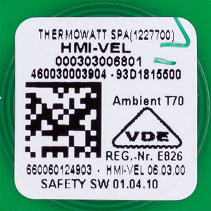 Display and control module 65116360 for Ariston boiler