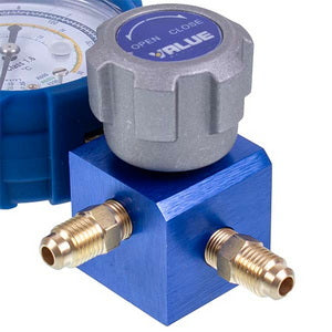 Manometric manifold 1-valve VALUE VMG-1-U-L (R600 R600a R290)