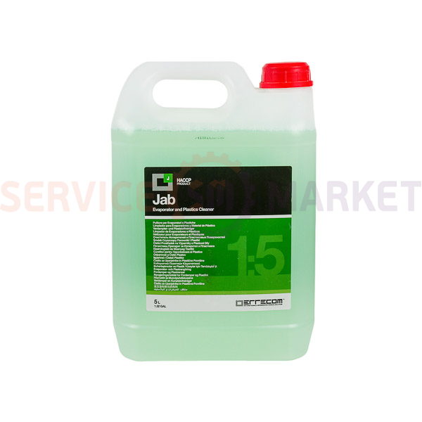 Очиститель испарителей и пластиковых поверхностей AB1068.P.01 (концентрат 5l) ERRECOM Jab