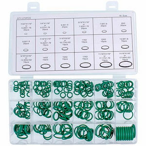 Set of O-Ring seals W-8085 (18 types, 270 pcs.) for car air conditioner