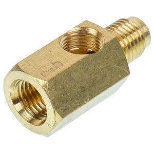 Adapter for vacuum pump for HR manometer (SAE 1/4-1/4 NPT 1/8) VALUE