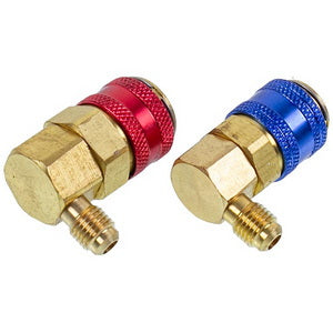 A set of refueling couplings QC -12A/15 (low + high pressure) for air conditioners.