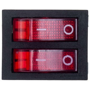 Switch (double) for boiler Balcik KCD6 (250V, 16A), 6 contacts