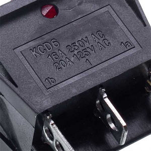 Switch (double) for boiler Balcik KCD6 (250V, 16A), 6 contacts