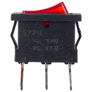 Switch (single) for boiler KCD1 (250V, 6A), 3 contacts