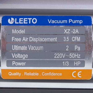Vacuum pump LEETO XZ-2 (1 stage/100 l/min)