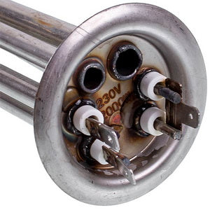 WILLER Ten flanged 2000W (1300+700W) with anode for Flat, Uni, Ultra series boiler (under M6 anode)