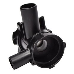 Pump housing with filter for Bosch washing machine