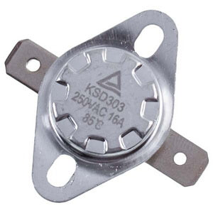 Thermostat KSD303 250V 16A 85°C for a convector heater