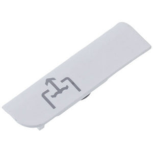 Cover - drain plug (left) of the dispenser for the AEG washing machine 140126138100