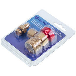 The high-pressure refueling coupling for LEETO LQC-A-H auto air conditioners is quick-removable