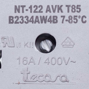Water heater/ boiler thermostat NT122AVK 16A 400V 7-85°C capillary L600mm