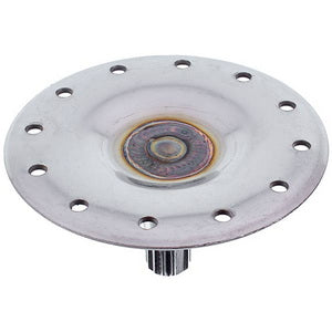Drum flange (support) for an Electrolux vertical washing machine D shaft=16mm 12 holes x 5.5 (stainless steel, under slot)