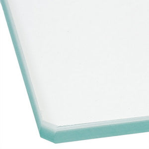 Freezer shelf for Whirlpool refrigerator 481010603838 402x182x4mm (glass, bottom)