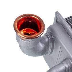 Bithermal heat exchanger for gas boiler Baxi 5700520