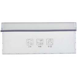 Drawer panel (middle) for freezer Beko 4636510300 445x190mm