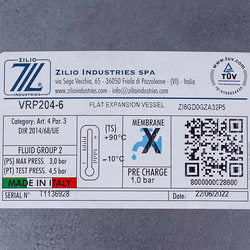 Expanding tank 6 l 3/8'' for gas boiler 13N0000623