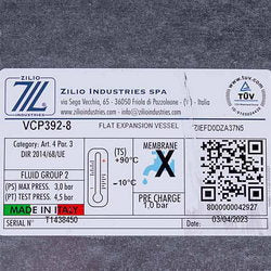 Expanding tank Zilio 8 l 1/2'' for gas boiler 13С0000811