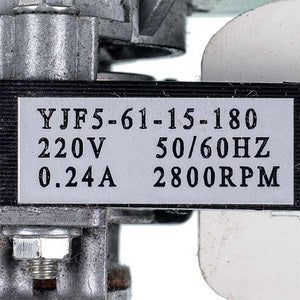 Tangential (cooling) fan for oven YJF5-61 15W L=180mm (left)