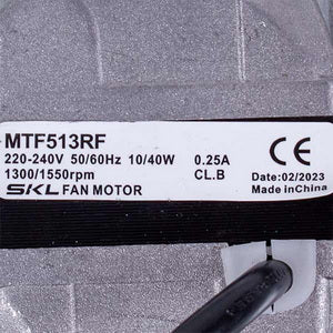 Blower motor SKL 10W 220/240V 0.25A 50/60HZ 1300/1550 RPM (HQ)