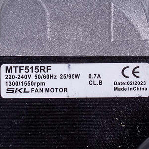 Blower motor 25W 220/240V 0.7A 50/60HZ 1300/1550RPM