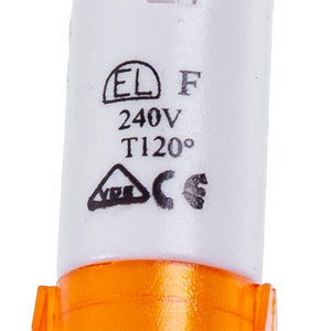 Indicator lamp for boiler SWT716UN L=54mm 230V 120°С D=10mm (2 contacts)