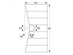 Impeller fan turbine for combi oven Fagor, Öztiryakiler, Rosinox ø350mm