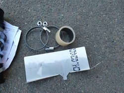 Heat-resistant branch pipe for combi steamer Rational CM, SCC series 8700630, 2200213 set