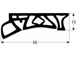 Π£ΡΡΠ»ΡΠ½Π΅Π½Π½Ρ Π΄Π²Π΅ΡΠ΅ΠΉ ΡΠ΅Π·ΠΈΠ½ΠΊΠ°, Π²ΡΠ·ΠΊΠ°-ΡΠΏΠΈΠ»ΡΠΊΠΈ Π΄Π»Ρ ΠΏΠ°ΡΠΎΠΊΠΎΠ½Π²Π΅ΠΊΡΠΎΠΌΠ°ΡΠ° Rational CM, SCC, WE ΡΠ΅ΡΡΡ RT2400187 575ΠΌΠΌ