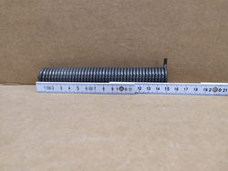 Torsion spring for pizza oven Mastro, Zanolli T2 POLIS, T6 POLIS series