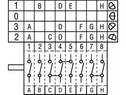 Batch cam mixer GOTTAK 8608040 for dishwasher Fagor FI30, FI48B, FI64B series