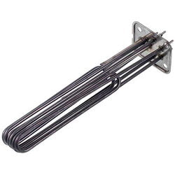 Boiler heater for dishwasher Elframo, Komel, MBM 418879 9800W 230V L=322mm B=37mm flange 81x96mm