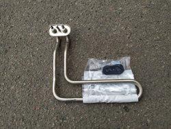 Tank heater, bathtub for dishwasher Colged, Elettrobar, Apach 1400W, 230V, flange 50x26mm bent.