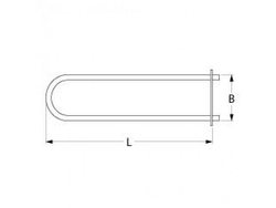 Heater for Mareno 1000W, 230V, flange 100x22mm