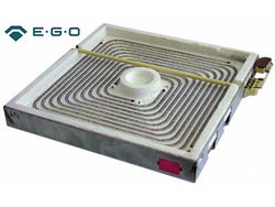 Конфорка квадратная радиальная 300x300мм 4000Вт EGO 10.77823.006 для Ambach, Electrolux, Juno, Krefft, Silko