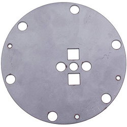 Round flange (stainless steel) for Atlantic boiler D=120mm, 6 holes