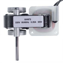 Fan motor SM 672 for refrigerator "No Frost" shaft L=37mm D=4.7mm